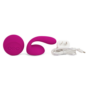 LELO Ida Remote Controlled Couples Massager - Deep Rose
