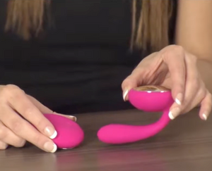 LELO Ida Remote Controlled Couples Massager - Deep Rose