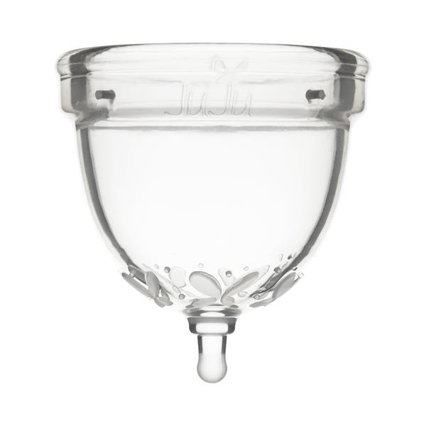 JUJU Menstrual Cup - Model 4 (Low Cervix) Clear