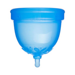 JUJU Menstrual Cup - Model 4 (Low Cervix) Blue