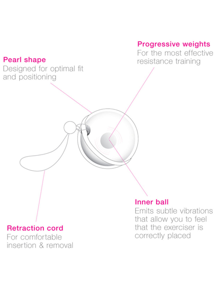 INTIMINA Laselle Weighted Exerciser Kegel Balls (48g)