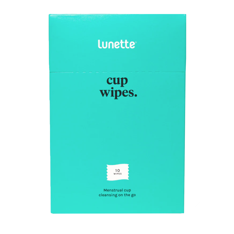 Toallitas para copa menstrual LUNETTE (10 toallitas)