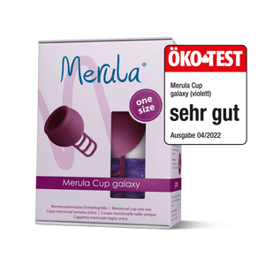 MERULA Menstrual Cup One Size - Galaxy (Violet Purple)