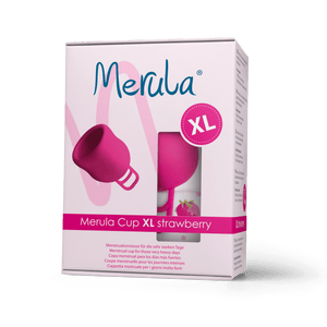 MERULA Menstrual Cup XL - Strawberry (Pink)