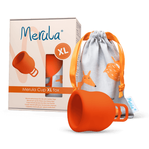 MERULA Menstrual Cup XL - Fox (Orange)