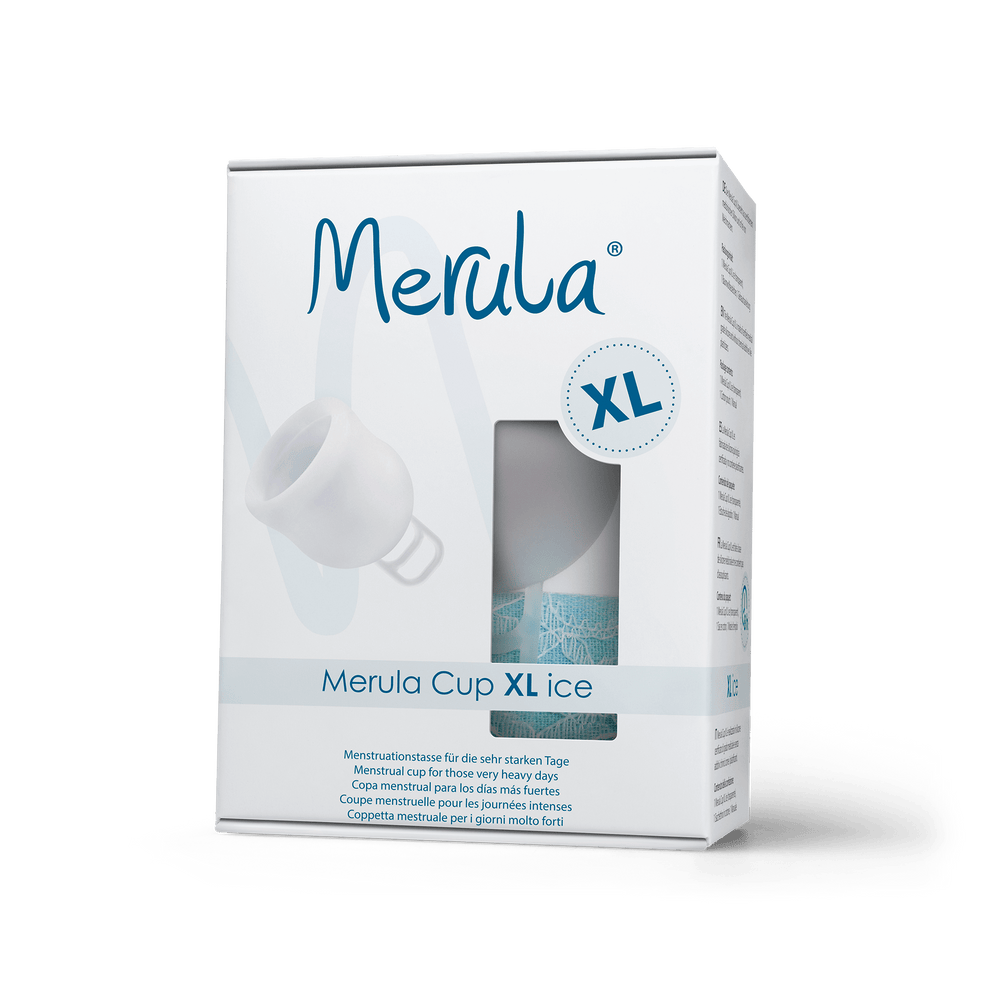 MERULA Menstrual Cup XL - Ice (White)
