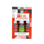 Lubricante a base de agua JO, paquete triple: sabores