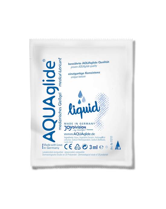 
            
                Load image into Gallery viewer, JOY DIVISION Aquaglide Lubricant Sachets (5 Pack)
            
        