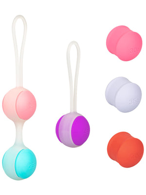 CALEXOTICS She-ology Interchangeable Weighted Kegel Set (6 Pack)