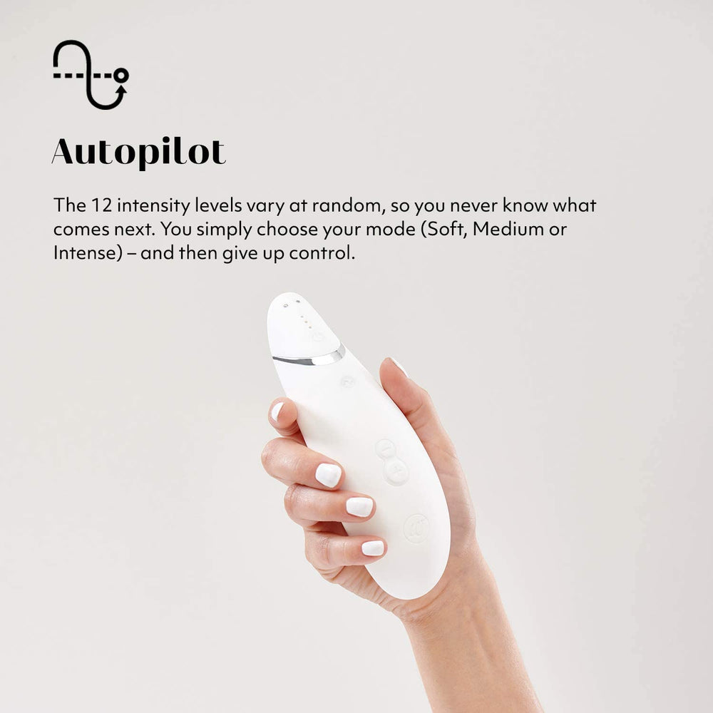 WOMANIZER Premium 2 Air Stimulator with Autopilot - Grey